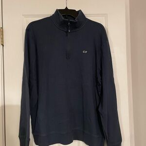 Vineyard Vines Woman’s Dark Blue Quarter Zip Sweatshirt
